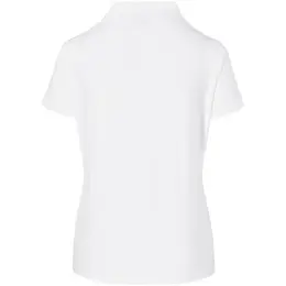 Ladies Prima Stretch Golf Shirt White Back